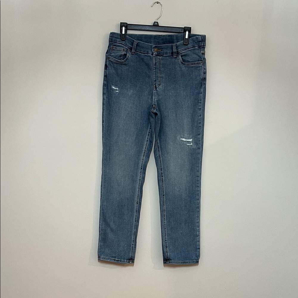 Denim & Co Canyon Retreat Regular Easy Stretch Straight Leg Women's Jeans